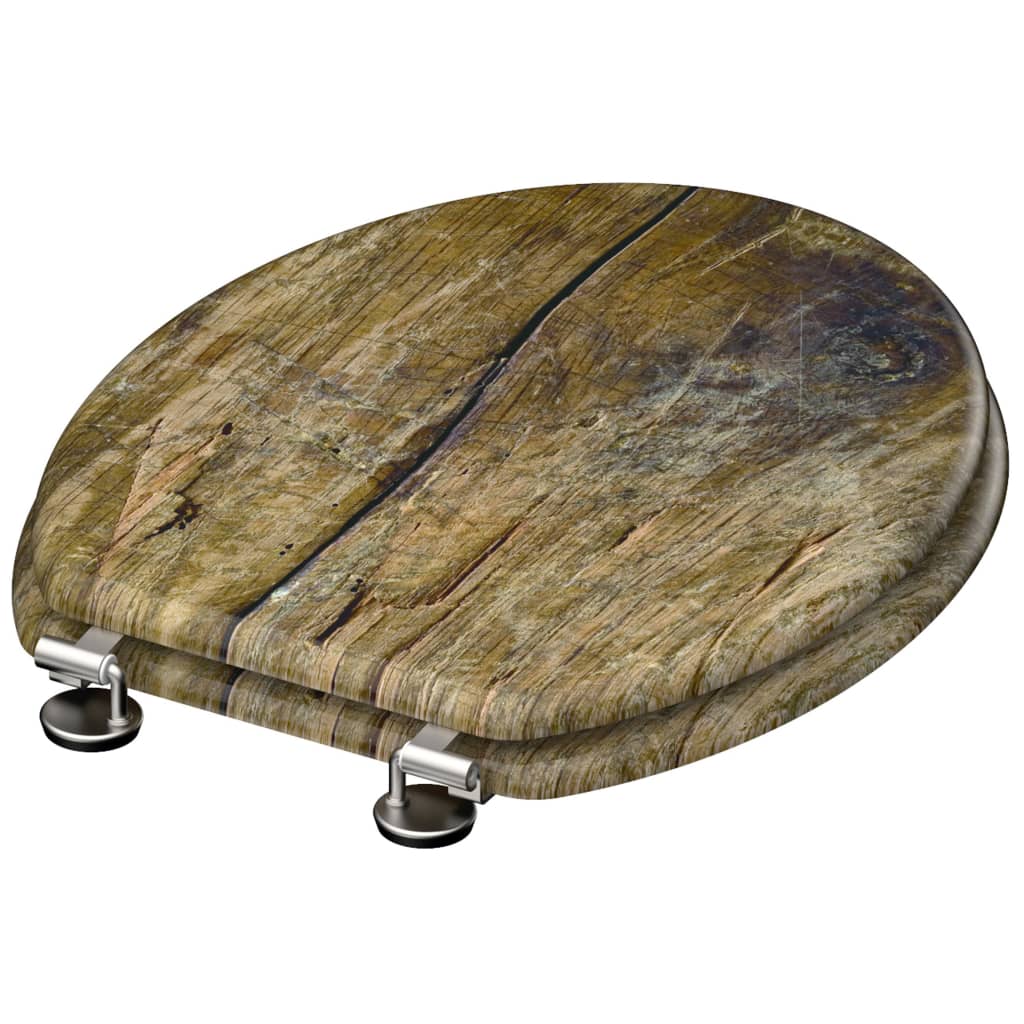 Schütte Scaun De Toaletă "Solid Wood" Mdf Imprimat