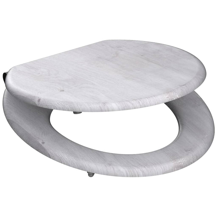 Schütte Scaun De Toaletă Cu Închidere Silențioasă "Light Wood", Mdf