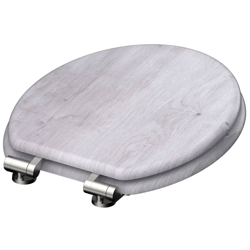 Schütte Scaun De Toaletă Cu Închidere Silențioasă "Light Wood", Mdf