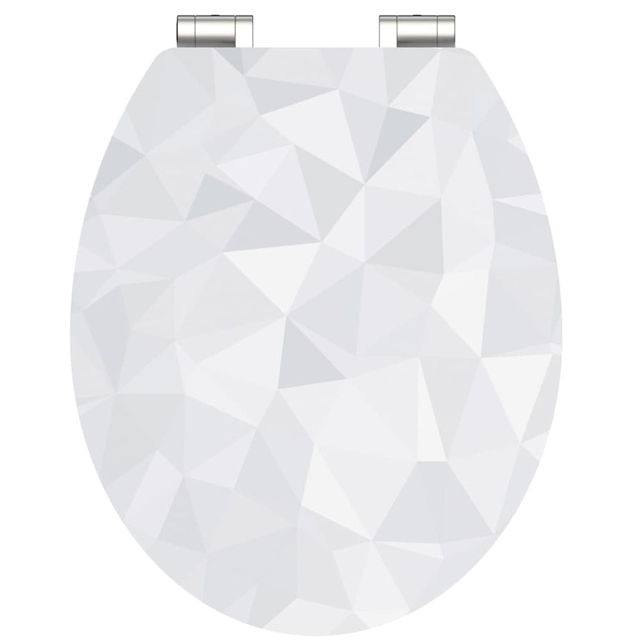 Schütte Scaun Toaletă Diamond Cu Închidere Silențioasă Extralucios Mdf
