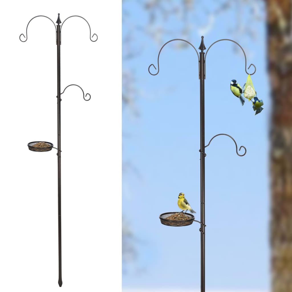 Hi Stație De Hrănire Standard Pentru Păsări, Negru