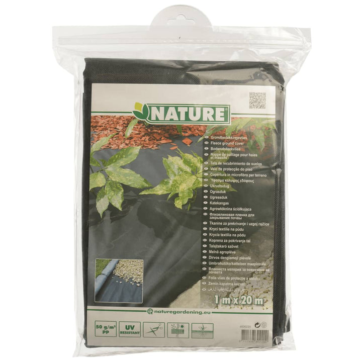 Nature Membrană Antiburuieni, Negru, 1 X 20 M, 6030220