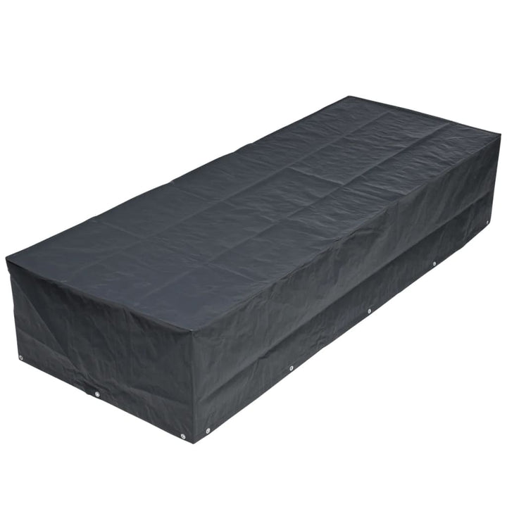 Nature Husă Mobilier De Grădină Pentru Scaune Rabatabile, 205X78X40 Cm