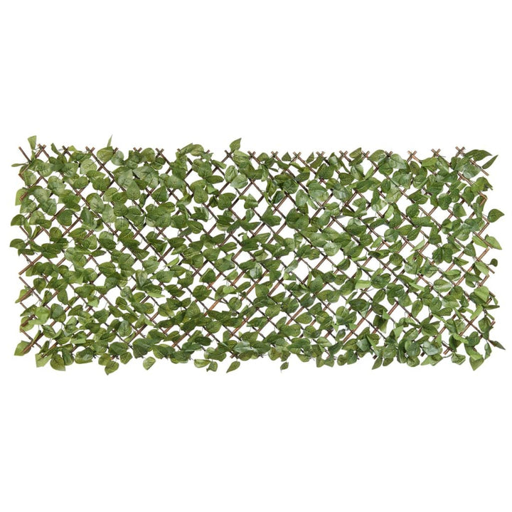 Nature Spalier De Grădină Cu Palmier Laur, 90X180 Cm, Frunze Verzi