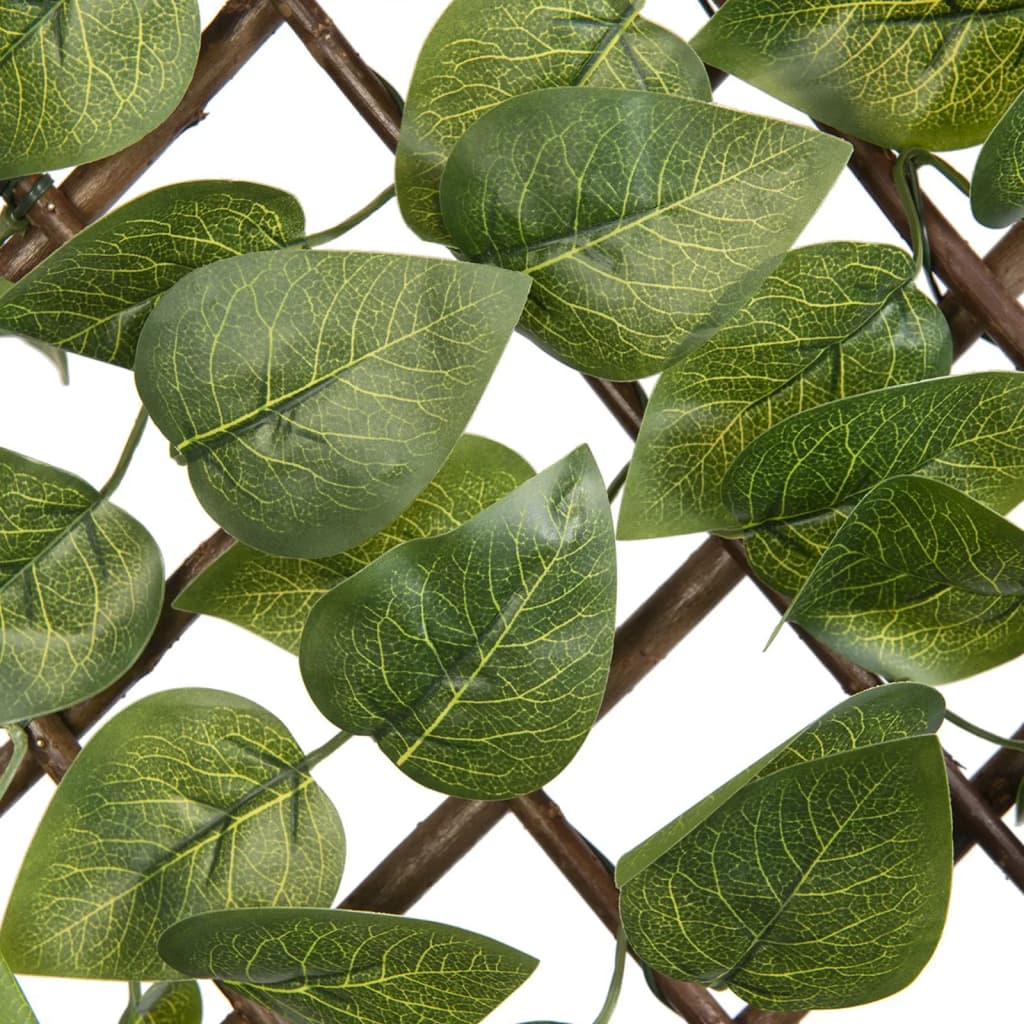 Nature Spalier De Grădină Cu Palmier Laur, 90X180 Cm, Frunze Verzi