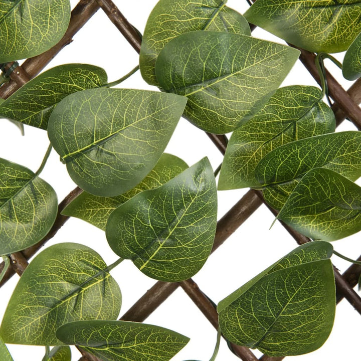 Nature Spalier De Grădină Cu Palmier Laur, 90X180 Cm, Frunze Verzi