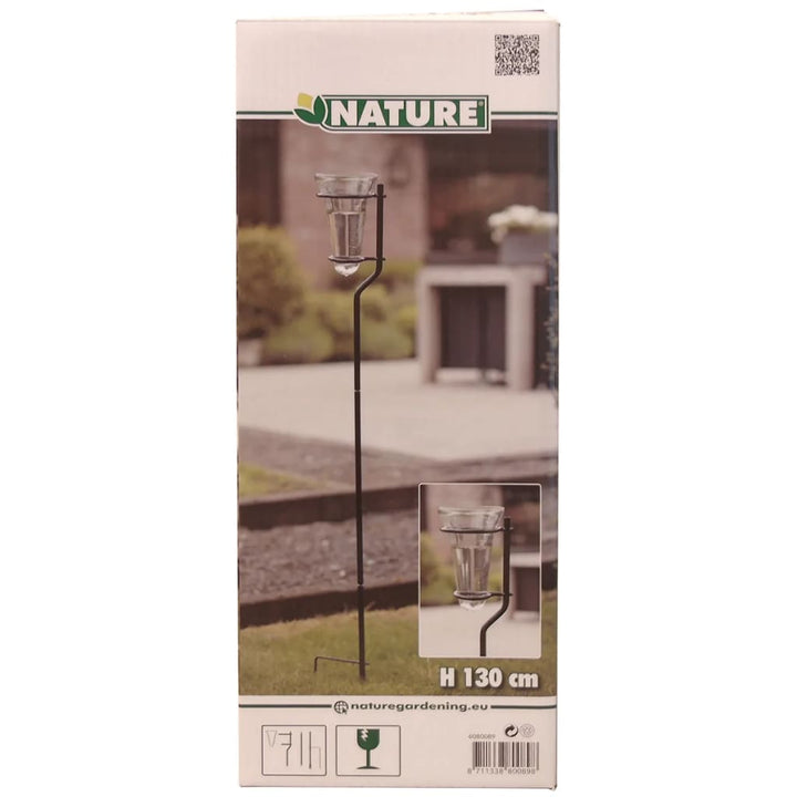 Nature Contor De Ploaie Cu Suport Din Sticlă 130 Cm 6080089