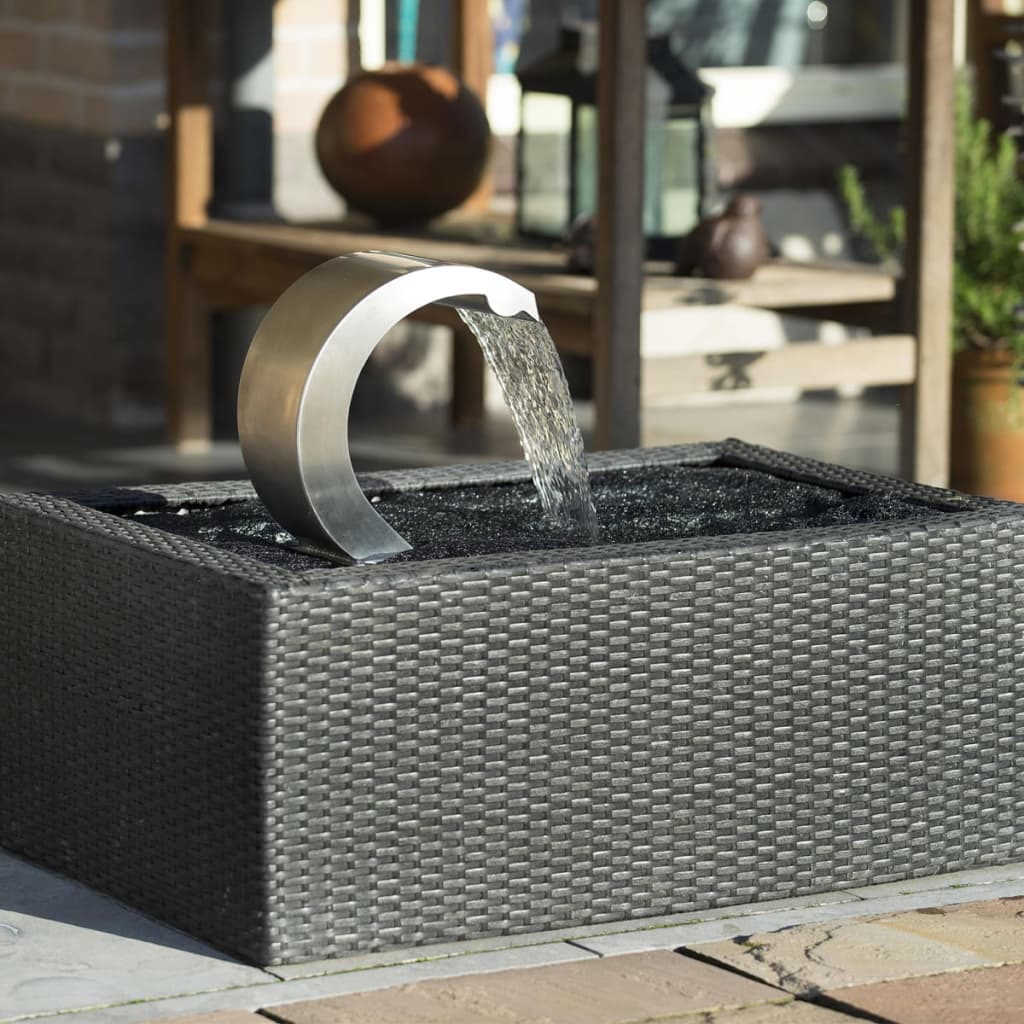 Ubbink Cascadă Mamba, S-Led, Oțel Inoxidabil