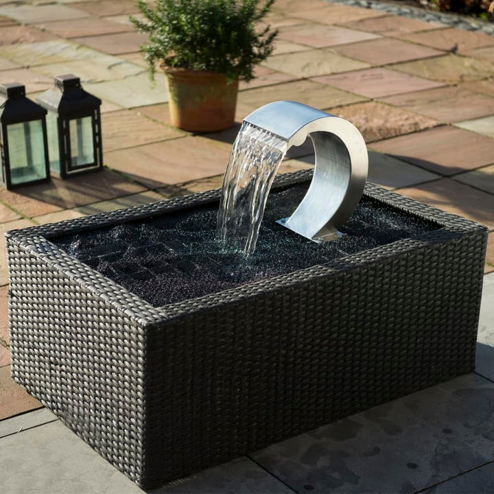 Ubbink Cascadă Mamba, S-Led, Oțel Inoxidabil