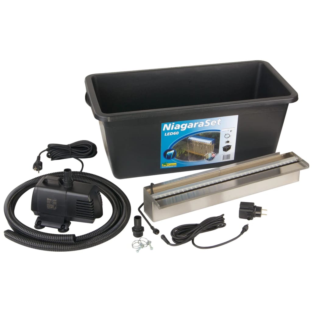 Ubbink Set Cascadă Niagara , Iluminare Led, Cu Pompă