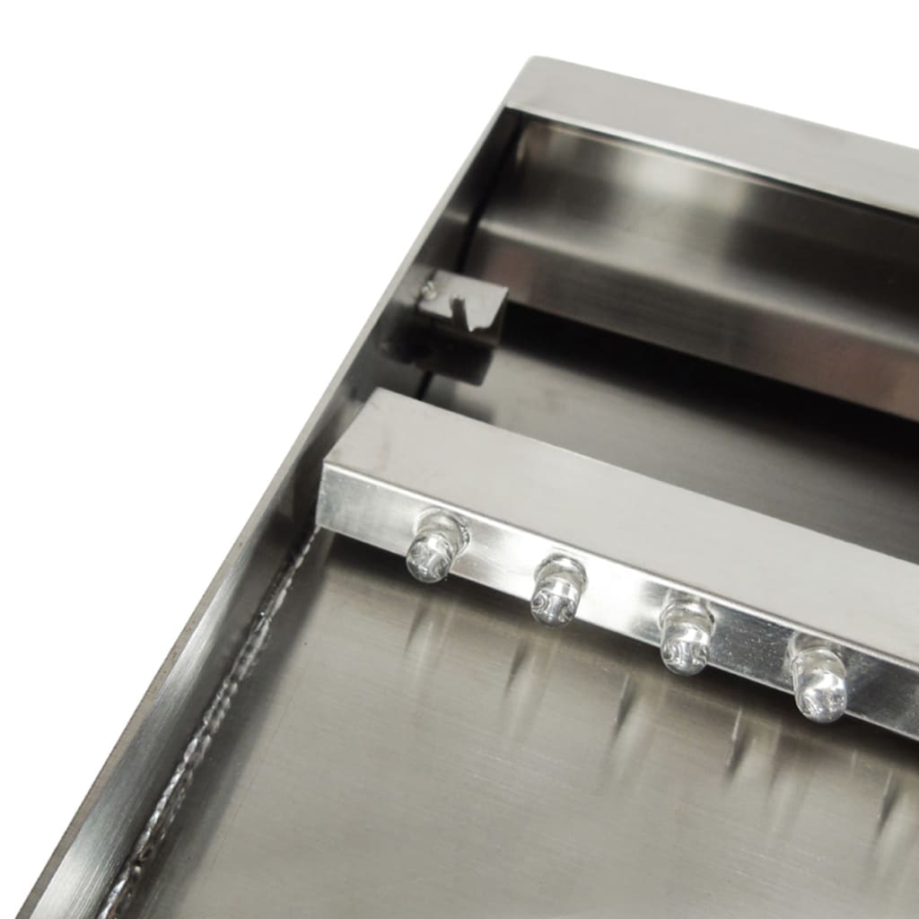 Ubbink Cascadă Niagara, , Cu Led, Argintiu, 1312125