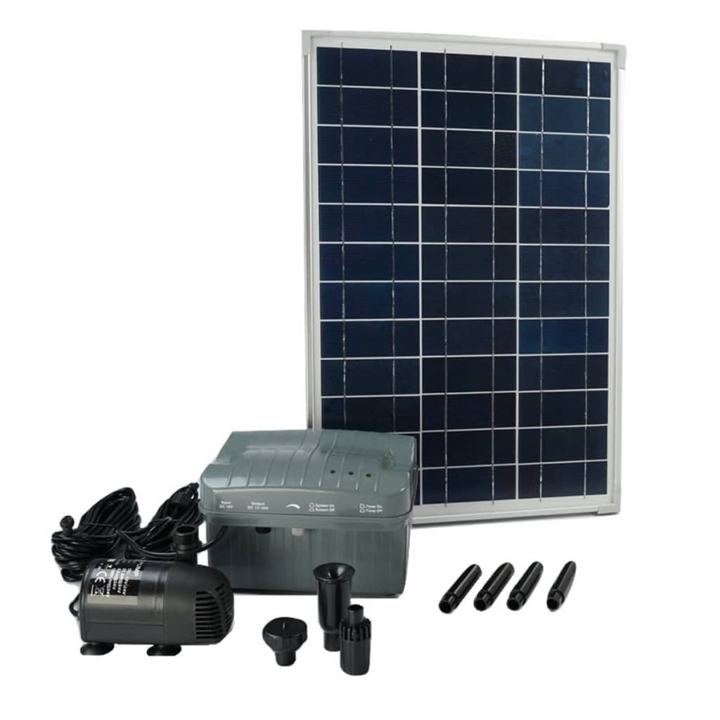 Ubbink Set Solarmax 1000 Cu Panou Solar, Pompă Și Baterie 1351182