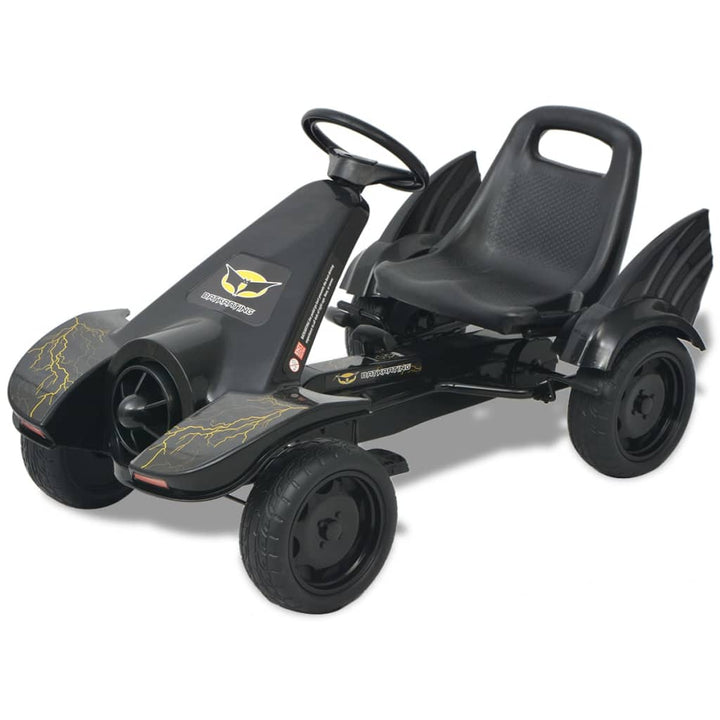 Mașinuță Kart Cu Șezut Reglabil Neagră