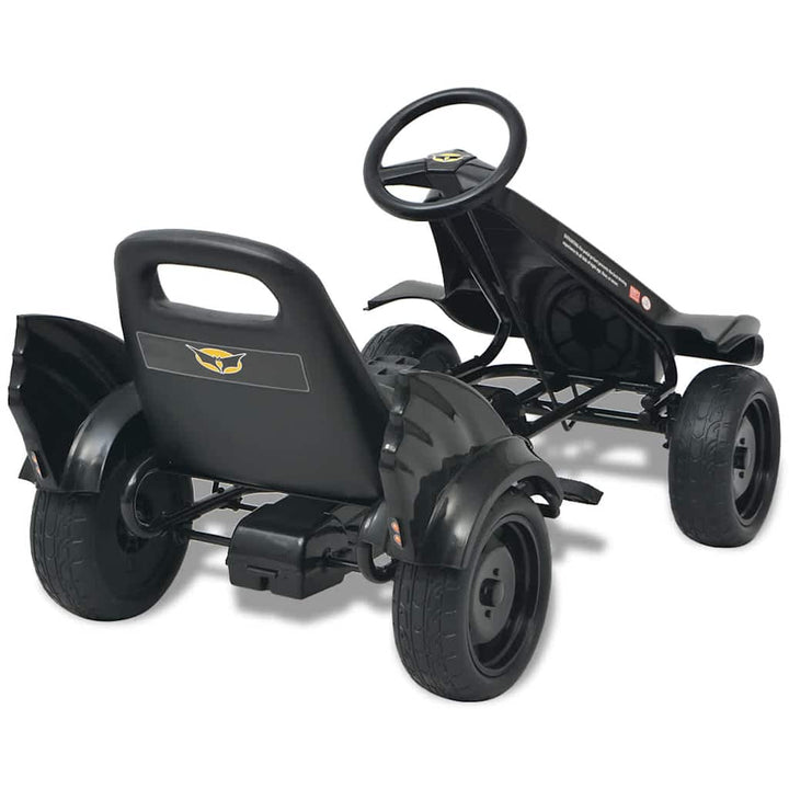 Mașinuță Kart Cu Șezut Reglabil Neagră