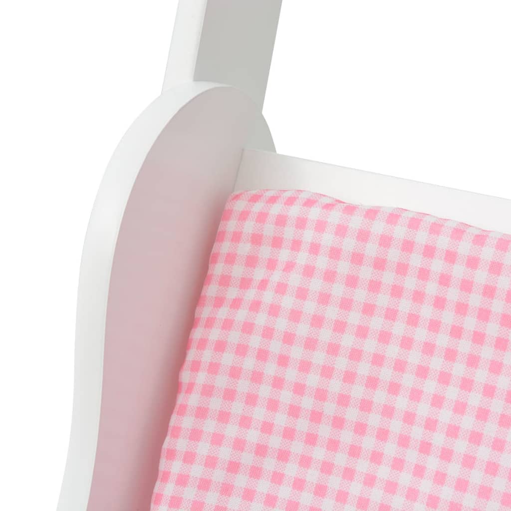 Cărucior Pentru Păpuși Din Lemn 53 X 25,7 X 50 Cm, Alb