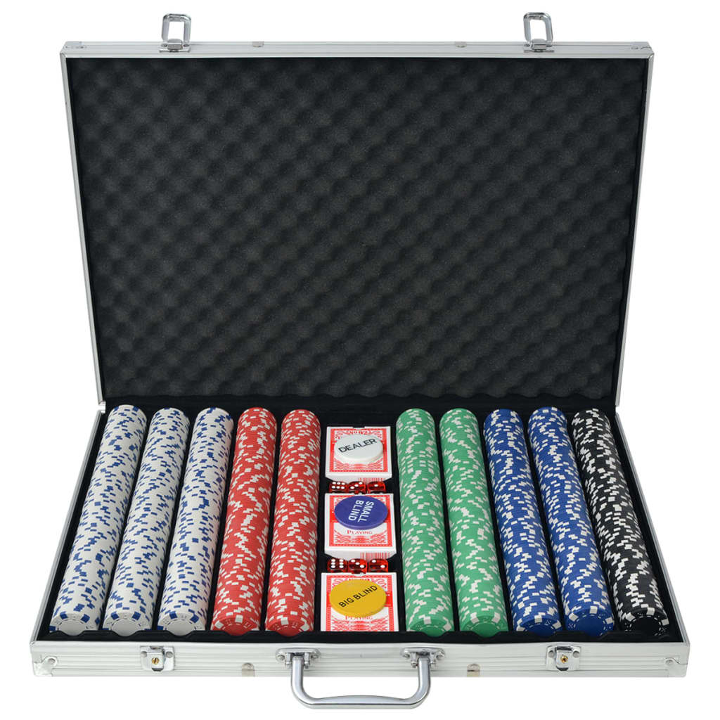 Set De Poker Cu 500 De Jetoane Din Aluminiu