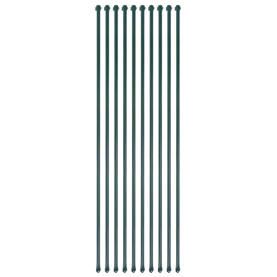 Țăruși Grădină, 10 Buc, 1,5 M, Metal, Verde