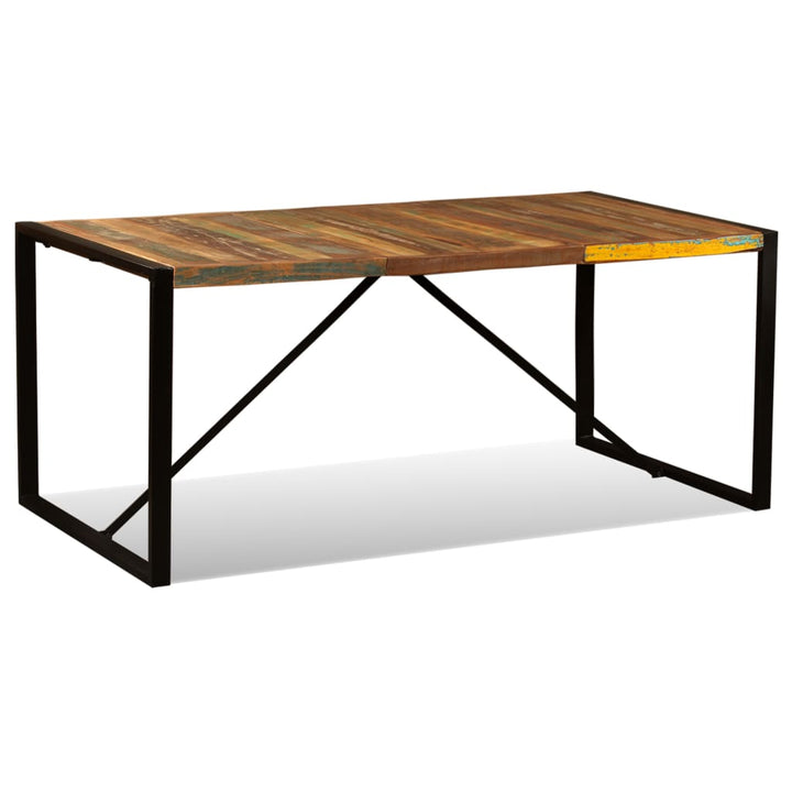 Masă De Bucătărie, 180 Cm, Lemn Masiv Reciclat,