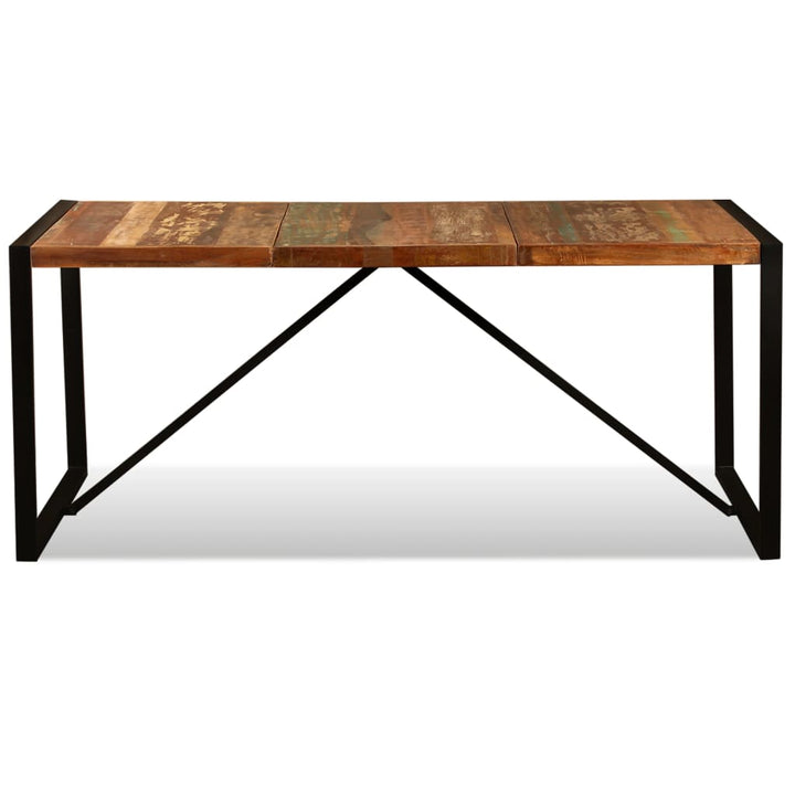 Masă De Bucătărie, 180 Cm, Lemn Masiv Reciclat,
