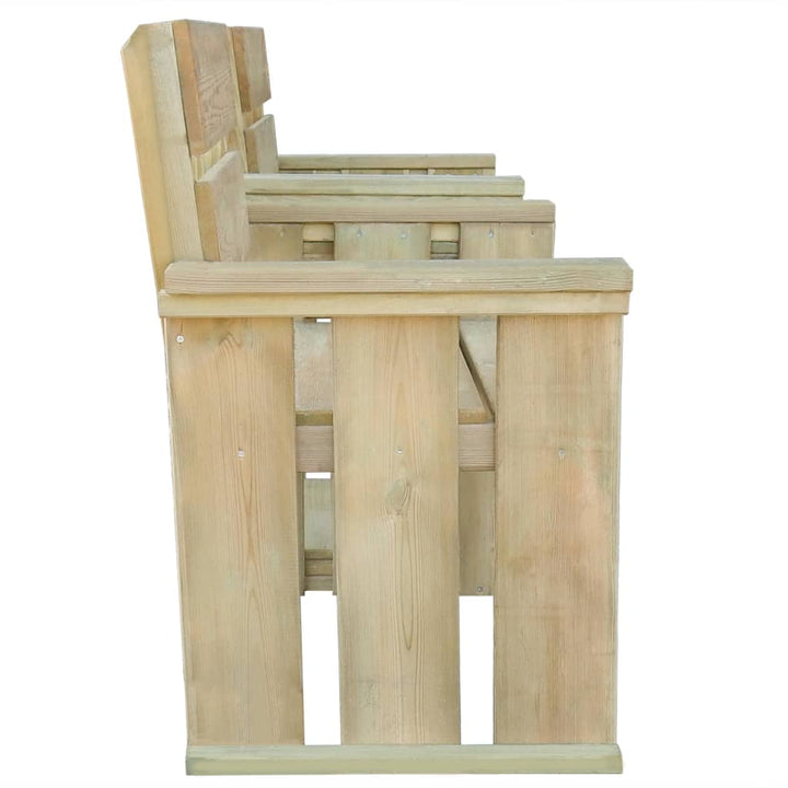 Bancă De Grădină Cu 2 Locuri, 150 Cm, Lemn De Pin Tratat