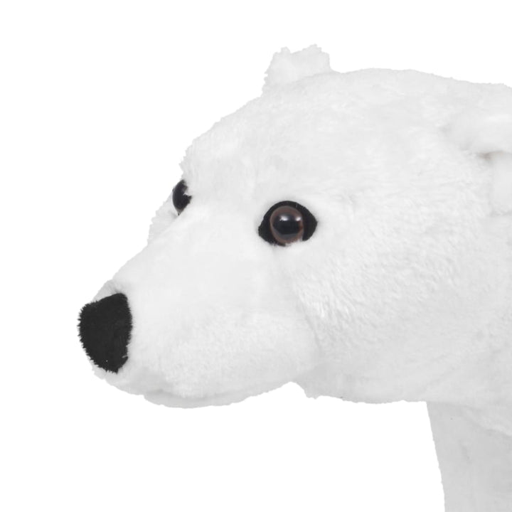 Urs Polar Din Pluș De Jucărie În Picioare, Alb, Xxl