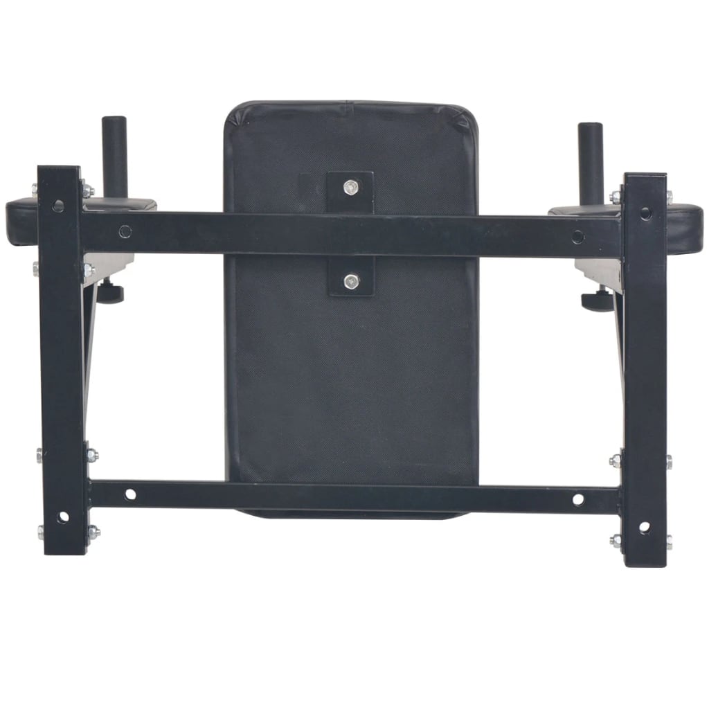 Aparat Exerciții Triceps Și Abdomen, Montare Pe Perete, Negru