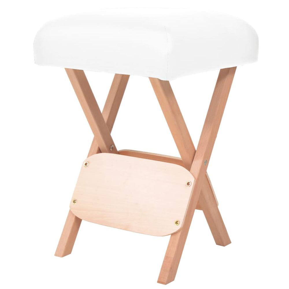 Taburet Pliabil De Masaj, Șezut Gros De 12 Cm & 2 Perne,