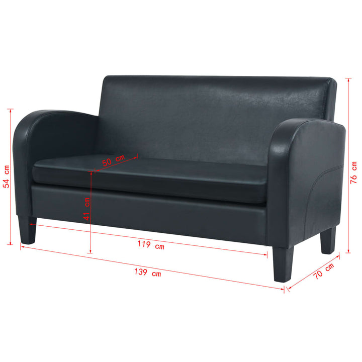 Piele Artificială Negru