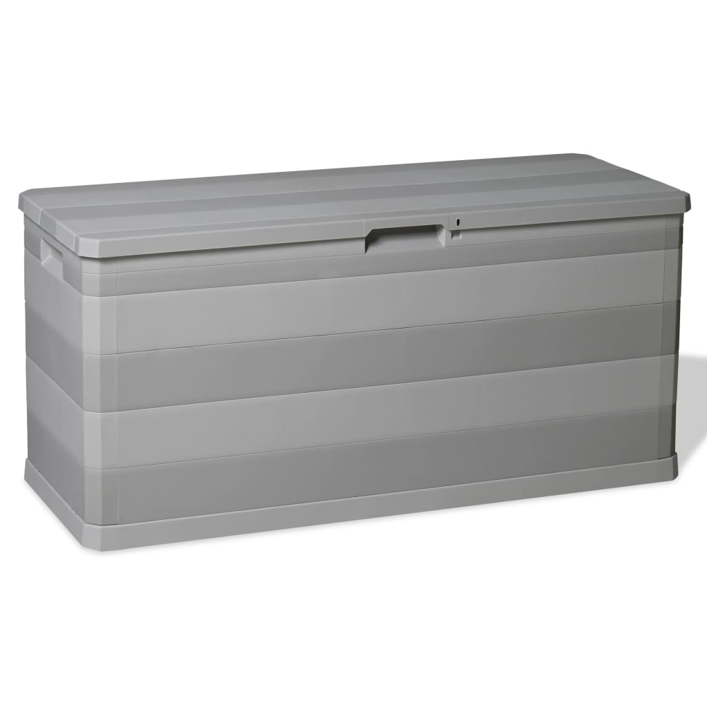 Ladă De Depozitare Pentru Grădină, Gri, 117 X 45 X 56 Cm