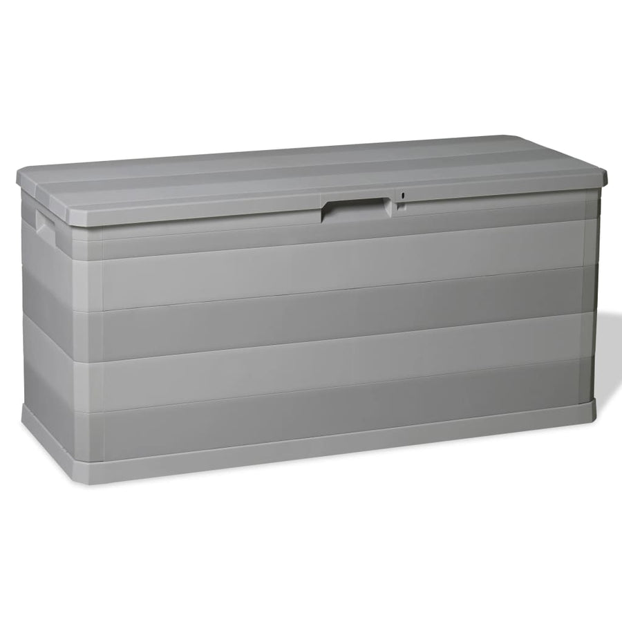 Ladă De Depozitare Pentru Grădină, Gri, 117 X 45 X 56 Cm