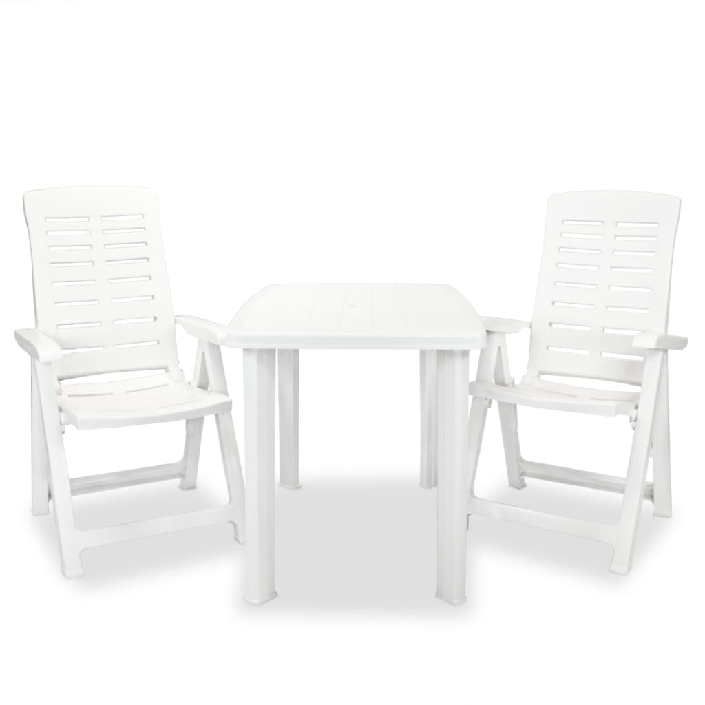 Set Mobilier Bistro, 3 Piese, , Plastic