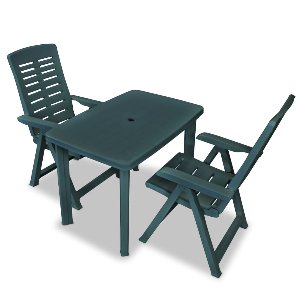 Set Mobilier Bistro, 3 Piese, , Plastic