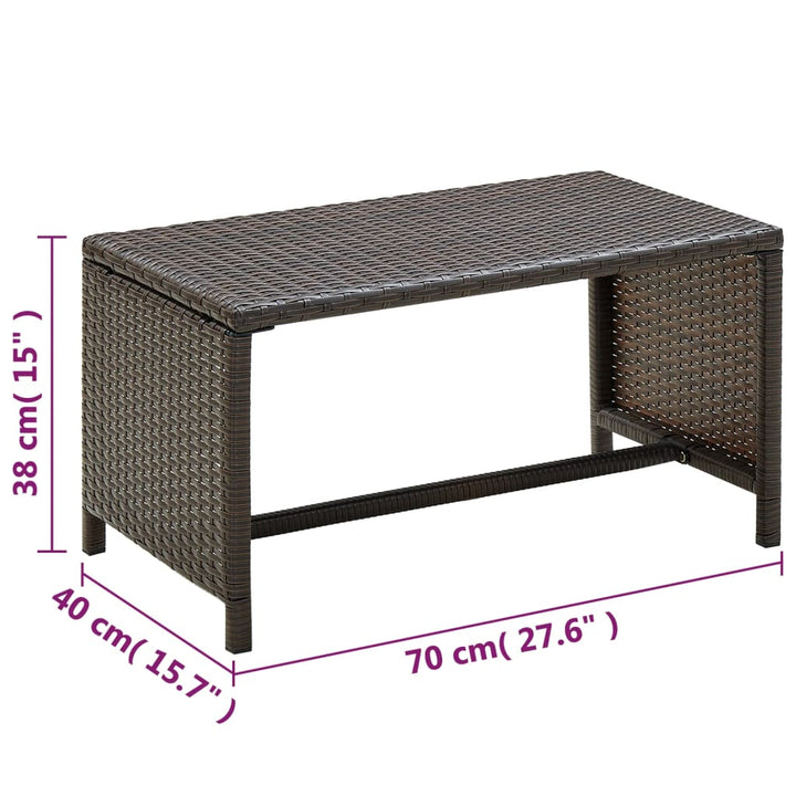 Vixl Set Mobilier De Grădină Cu Perne, 4 Piese, , Poliratan