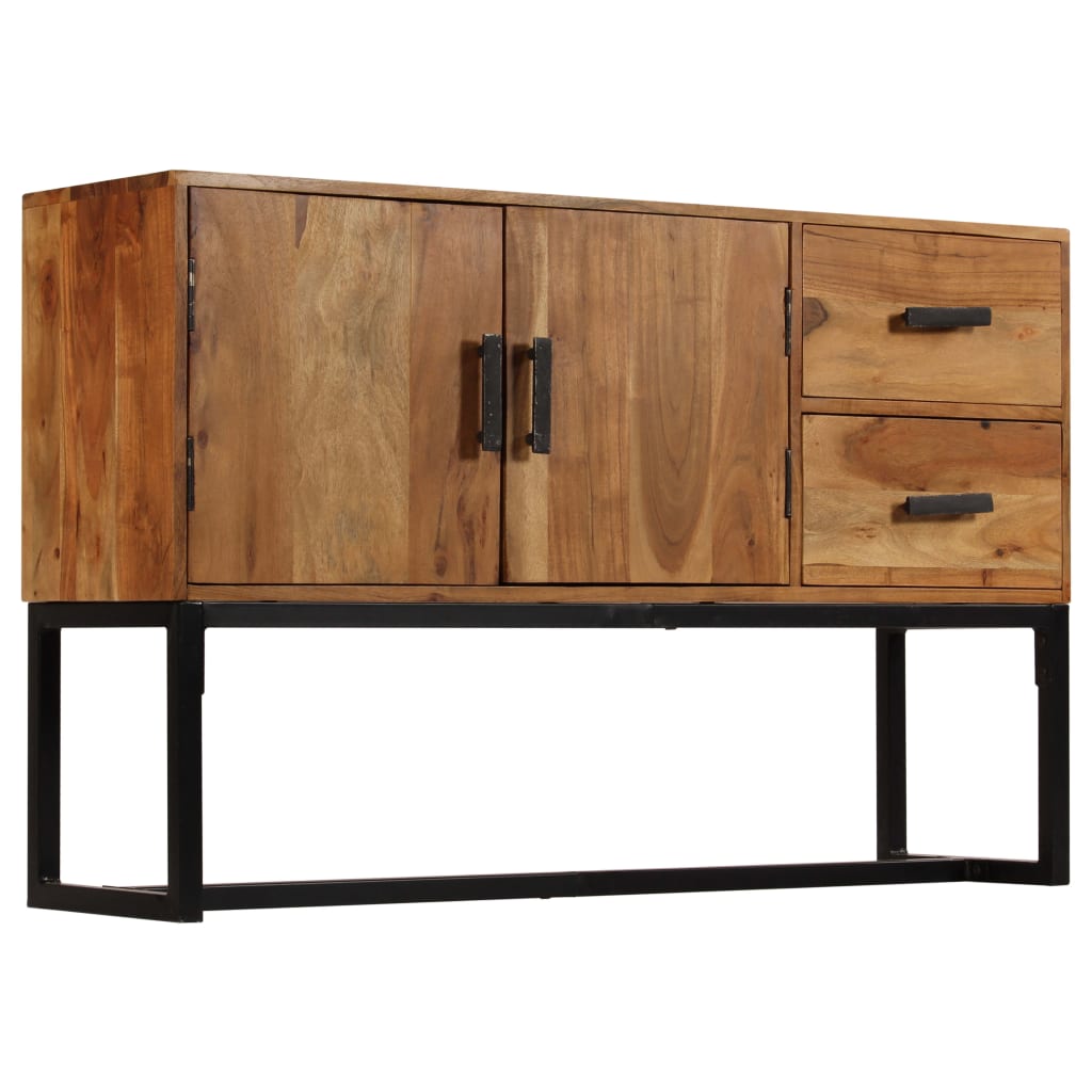 Servantă, Maro, 110X30X70 Cm, Lemn Masiv De Acacia