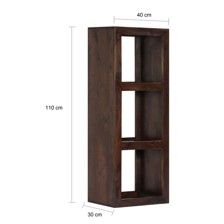 Dulap Consolă, 40 X 30 X 110 Cm, Lemn Masiv De Acacia