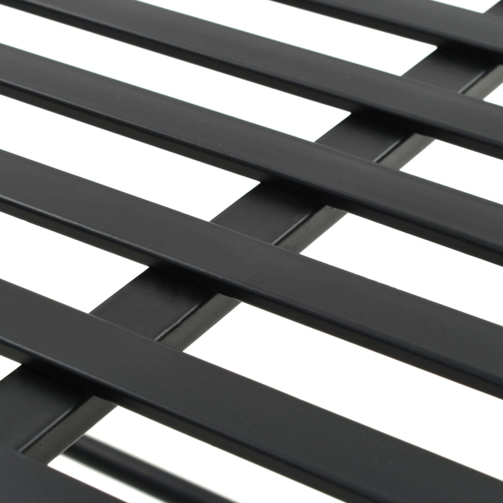 Bancă În Stil Vintage, Negru, Metal, 83X42X55 Cm