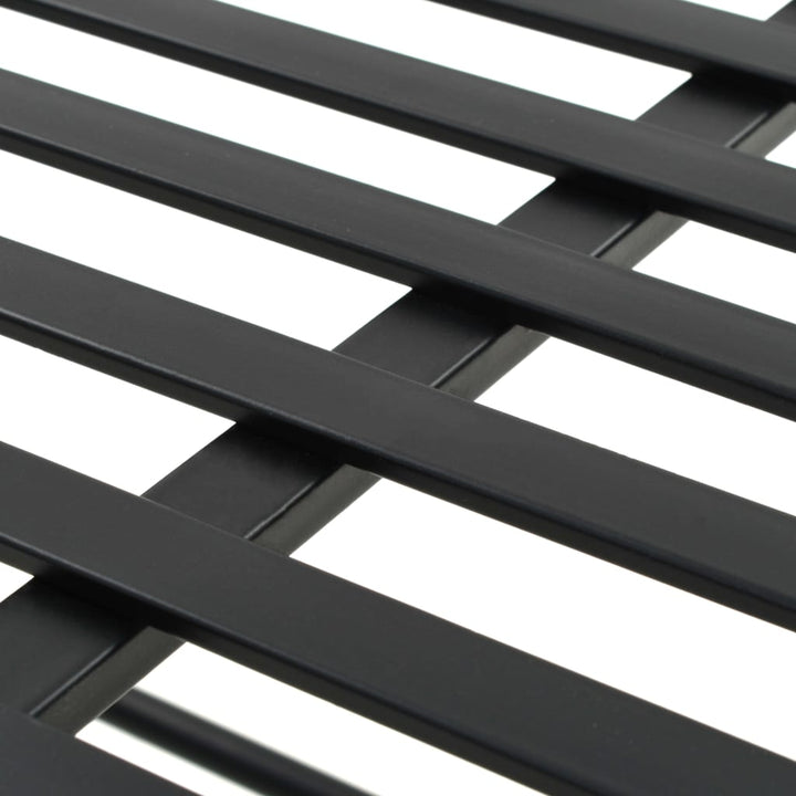 Bancă În Stil Vintage, Negru, Metal, 83X42X55 Cm