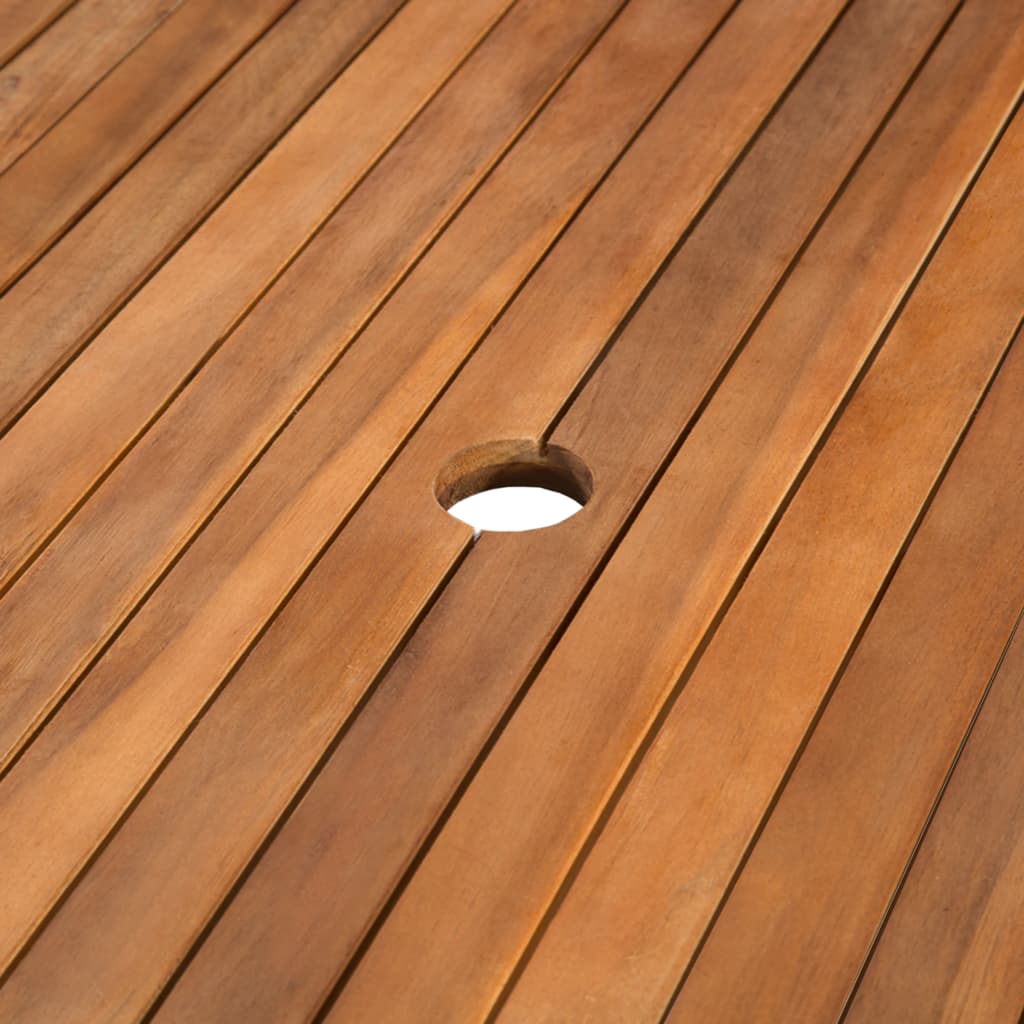 Vixl Set Mobilier De Exterior, 7 Piese, Negru Și Maro, Poliratan