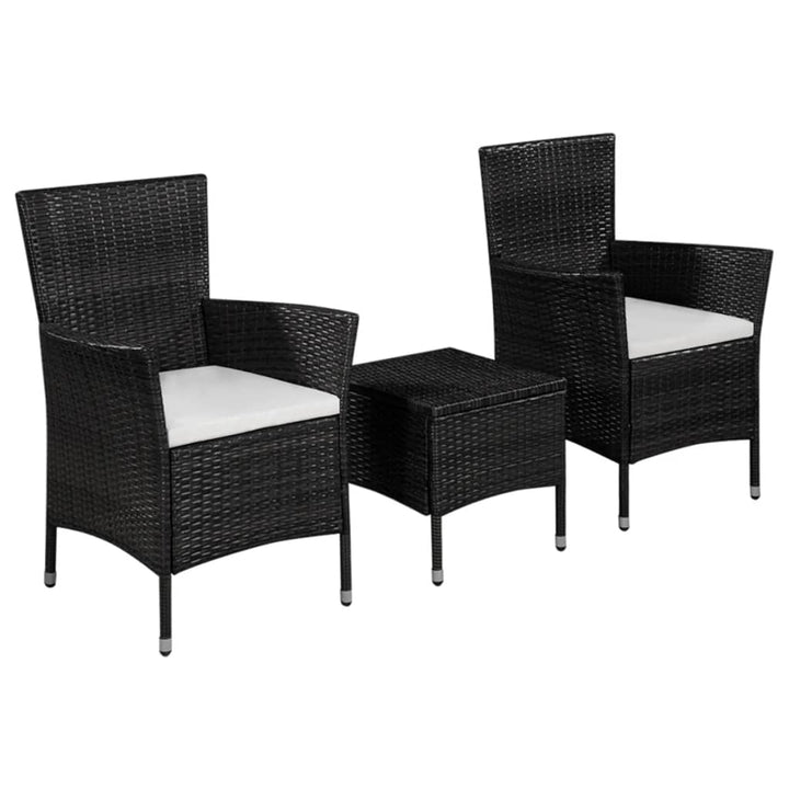 Vixl Set Mobilier Bistro, 3 Piese, , Poliratan