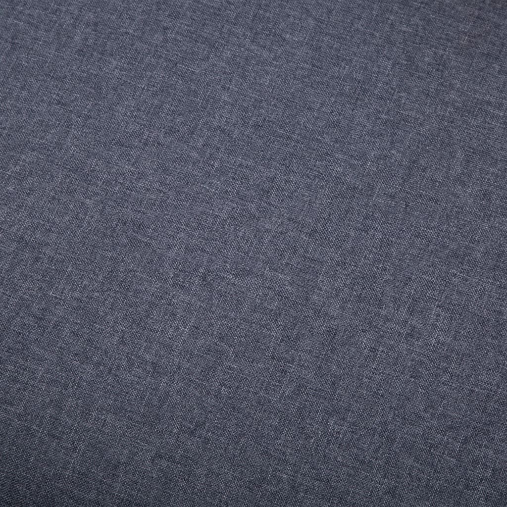 Taburet, Tapițerie Din Material Textil, 73X43X42 Cm, Gri Închis