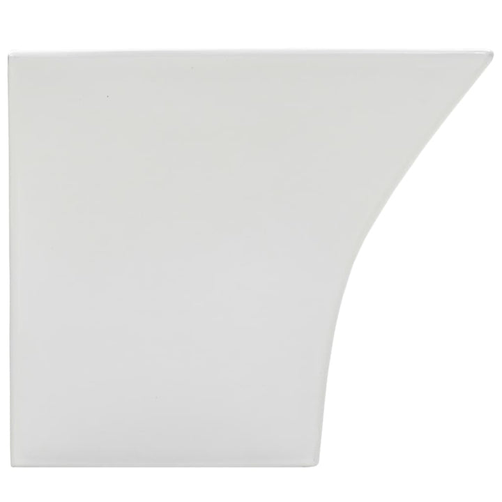 Chiuvetă Ceramică Suspendată Pe Perete, Alb, 500X450X410 Mm