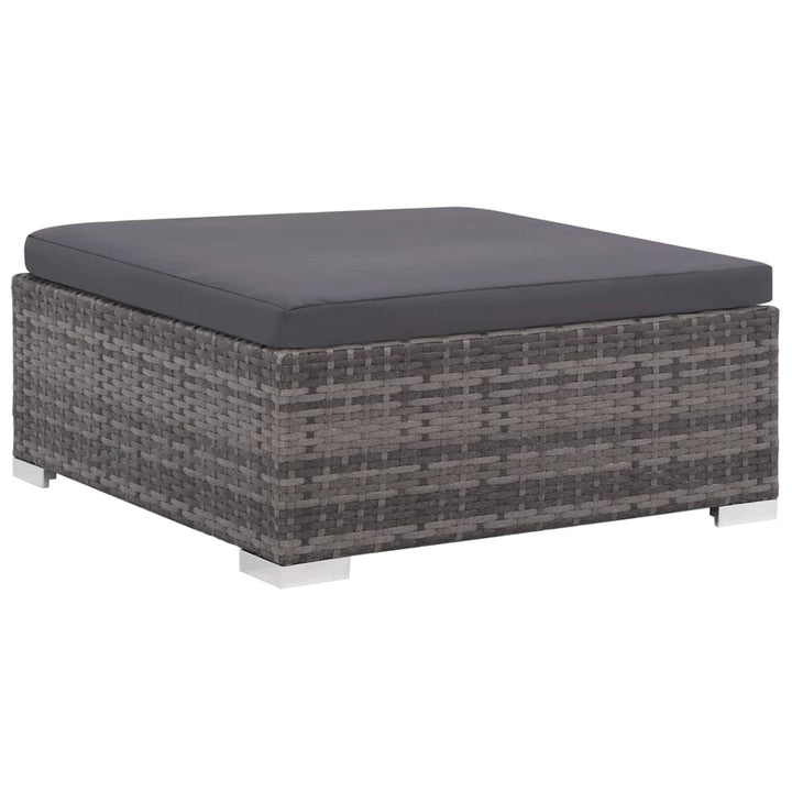 Vixl Set Mobilier De Grădină Cu Perne, 6 Piese, , Poliratan