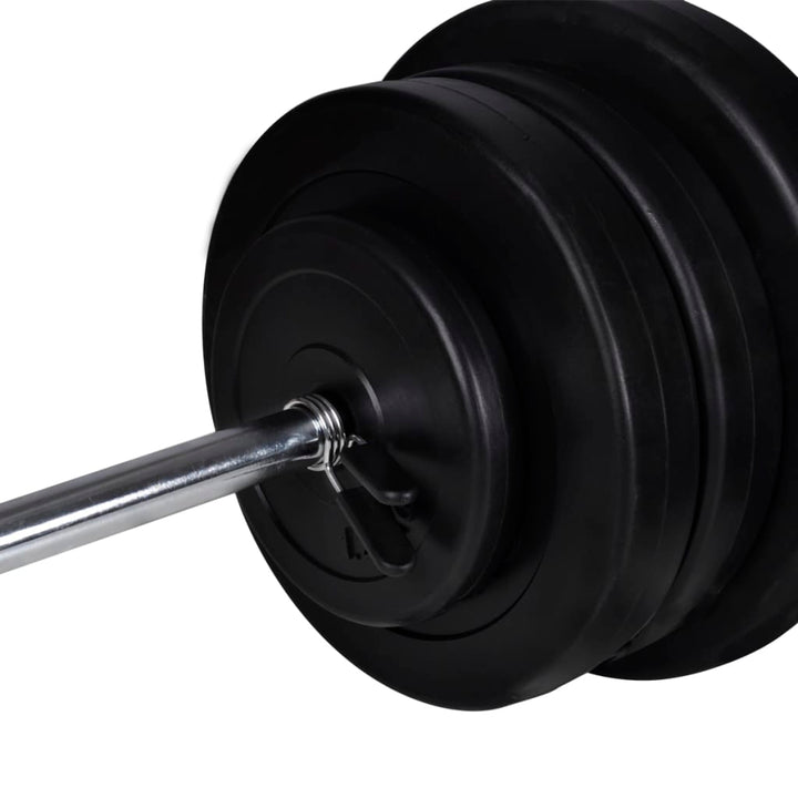 Bancă Reglabilă Pentru Abdomene Cu Set Haltere/Gantere 60,5 Kg