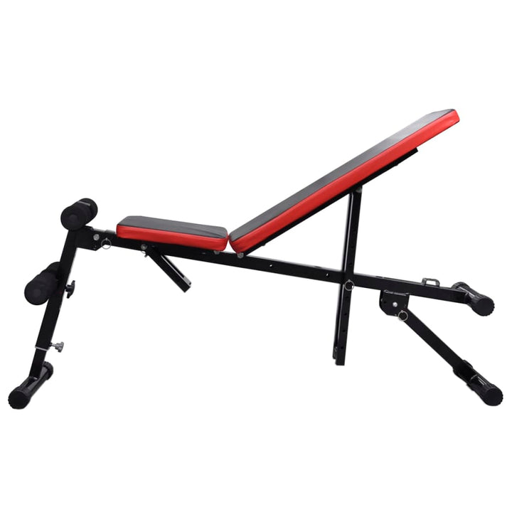 Bancă Reglabilă Pentru Abdomene Cu Set Haltere/Gantere 60,5 Kg