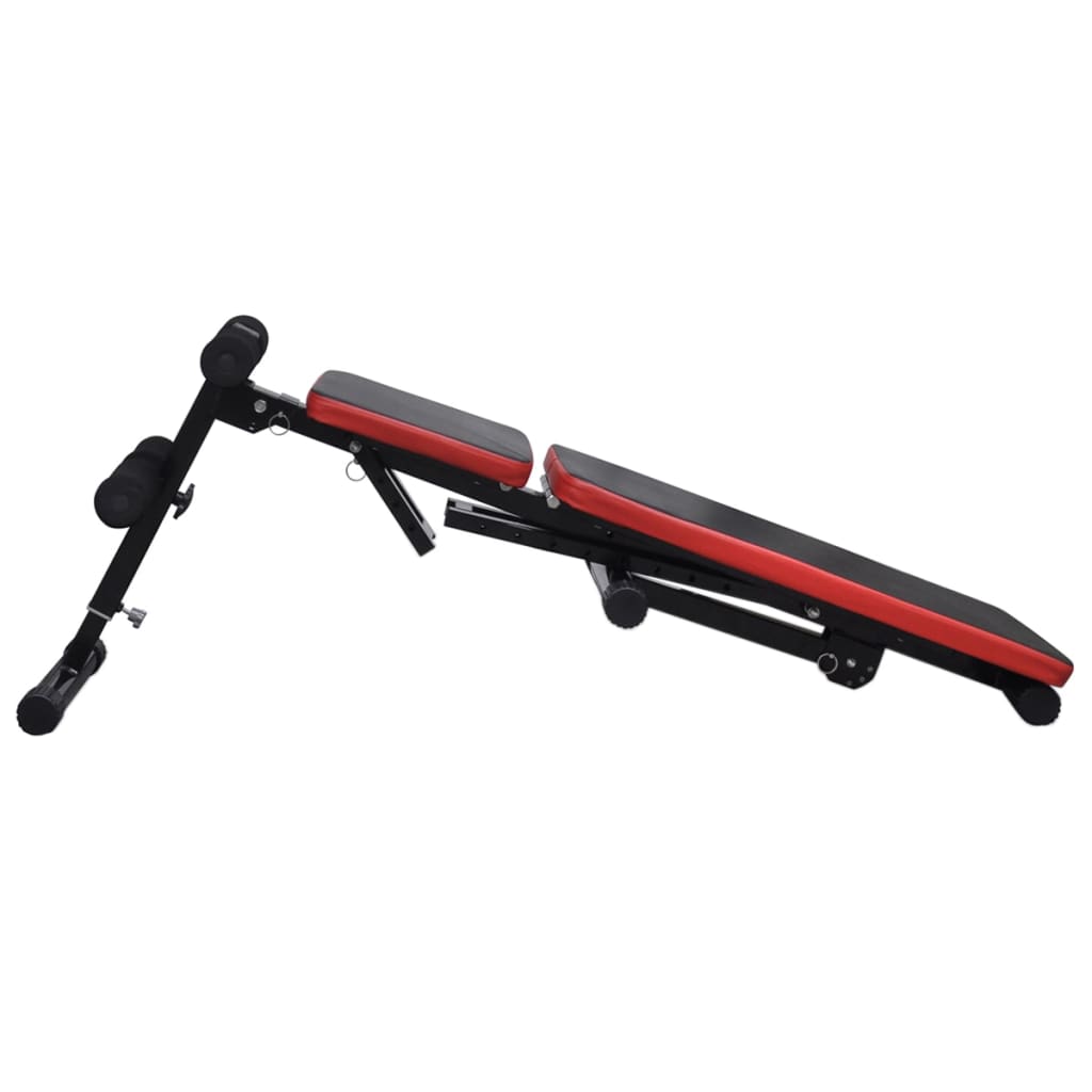 Bancă Reglabilă Pentru Abdomene Cu Set Haltere/Gantere 60,5 Kg
