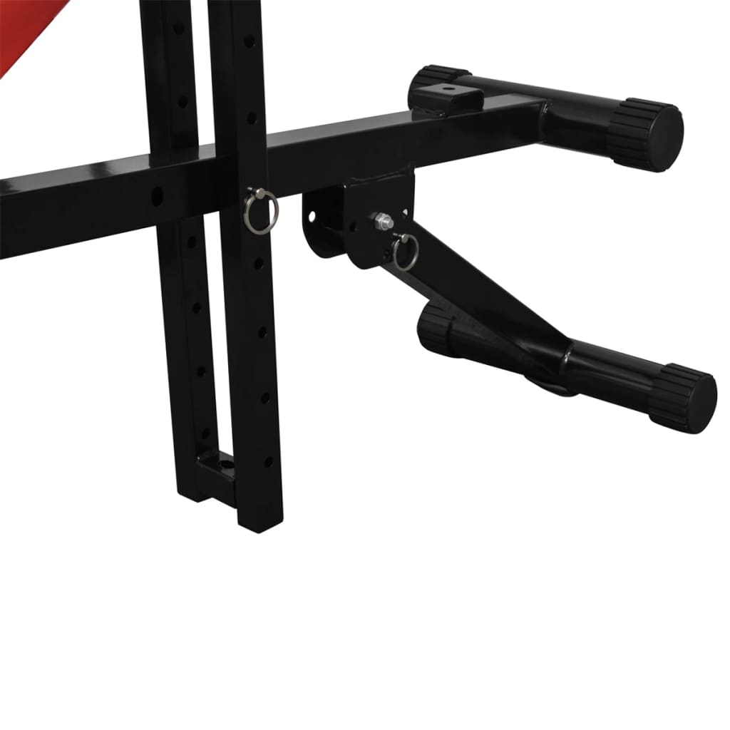 Bancă Reglabilă Pentru Abdomene Cu Set Haltere/Gantere 60,5 Kg