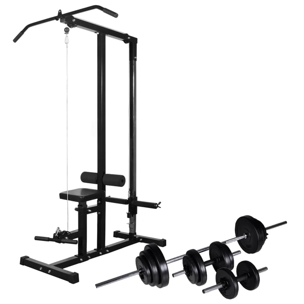Turn De Forță Cu Set De Haltere & Gantere 30,5 Kg