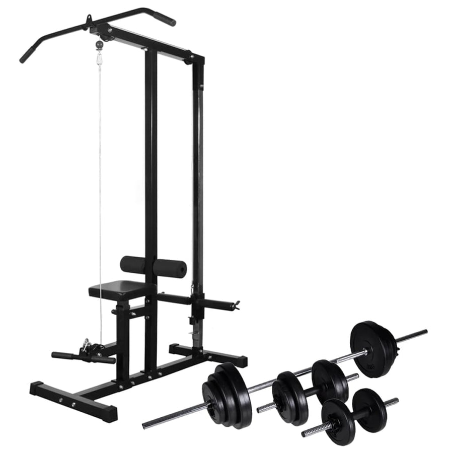 Turn De Forță Cu Set De Haltere & Gantere 30,5 Kg