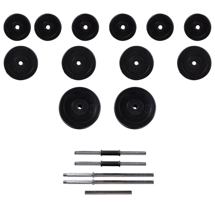 Turn De Forță Cu Set De Haltere & Gantere 30,5 Kg