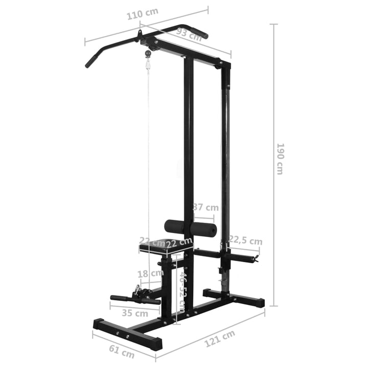 Turn De Forță Cu Set De Haltere & Gantere 30,5 Kg